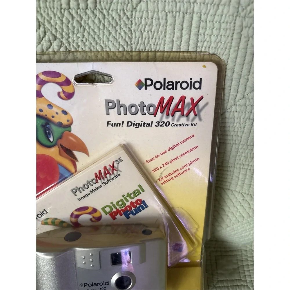 Vintage Polaroid PhotoMAX Digital 320 Camera Kit NEW Sealed